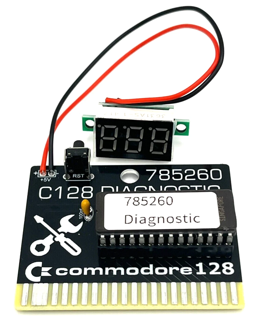 Commodore 128 Diagnostic & Harness Kit - Full Kit (Diagnostic Cartridge & Harness) thumbnail 2